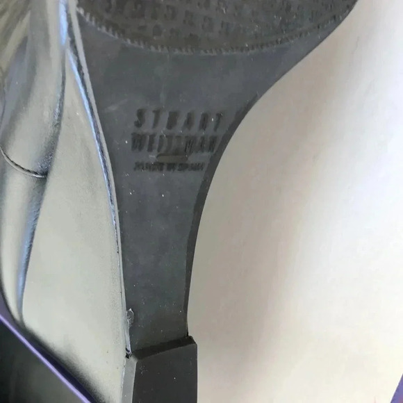 Stuart Wetzman PARKWAY black soft leather boots. Size 7​ - Picture 6 of 10